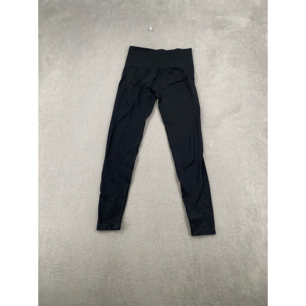 Oner Active Effortless Seamless Leggings Black High Waisted Scrunch Size M 8462